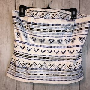 White House Black Market Size 12 Bustier Top